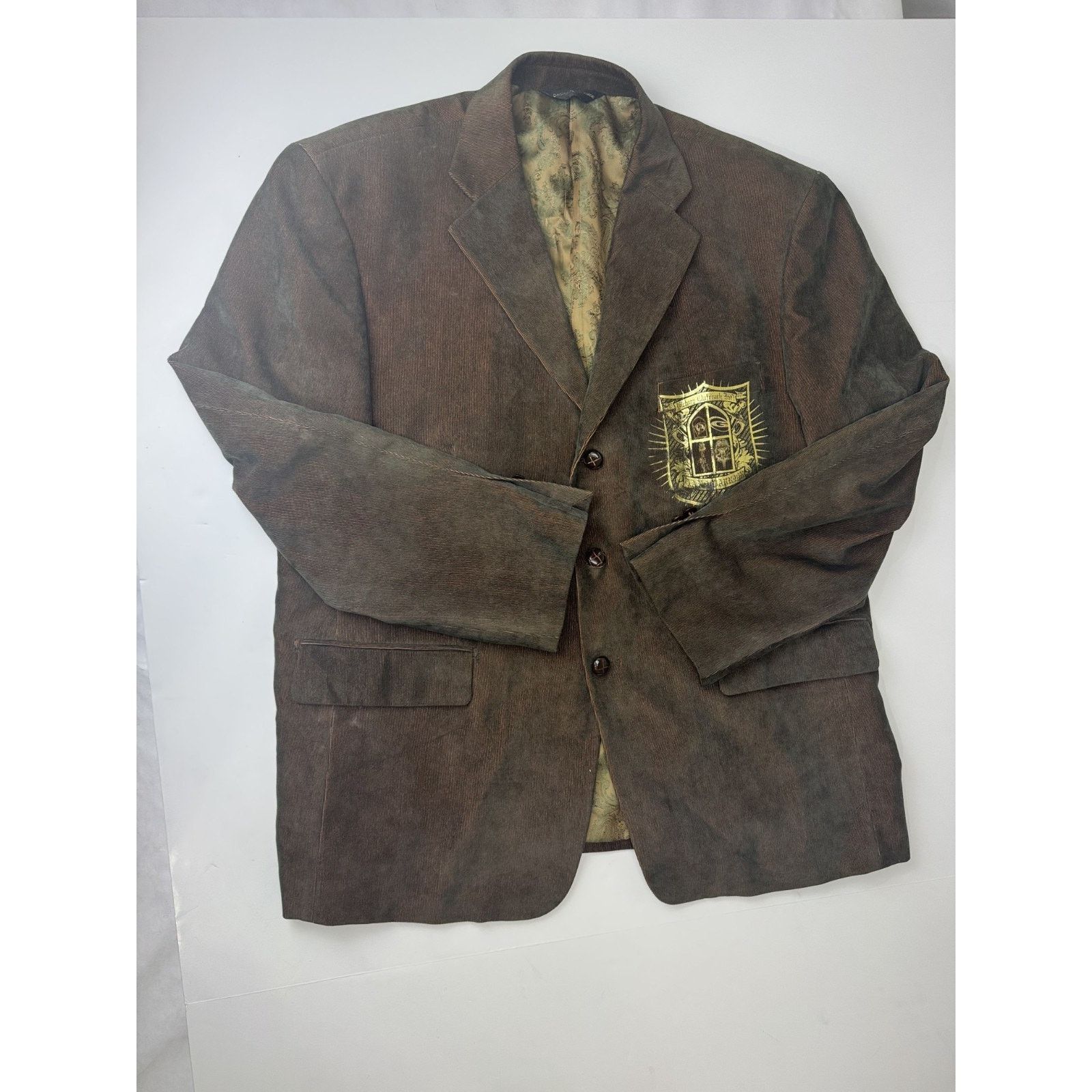 Other Rizzoli Uomo Corduroy Blazer 46 Brown Victory Outreach Size 46S - 1 Thumbnail