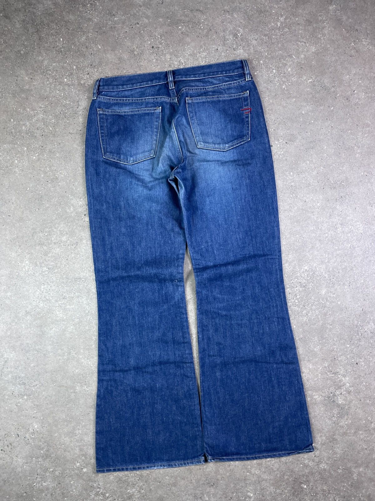 Diesel × Vintage Vintage Y2K diesel Flared denim jeans pants Size US 31 - 2 Thumbnail