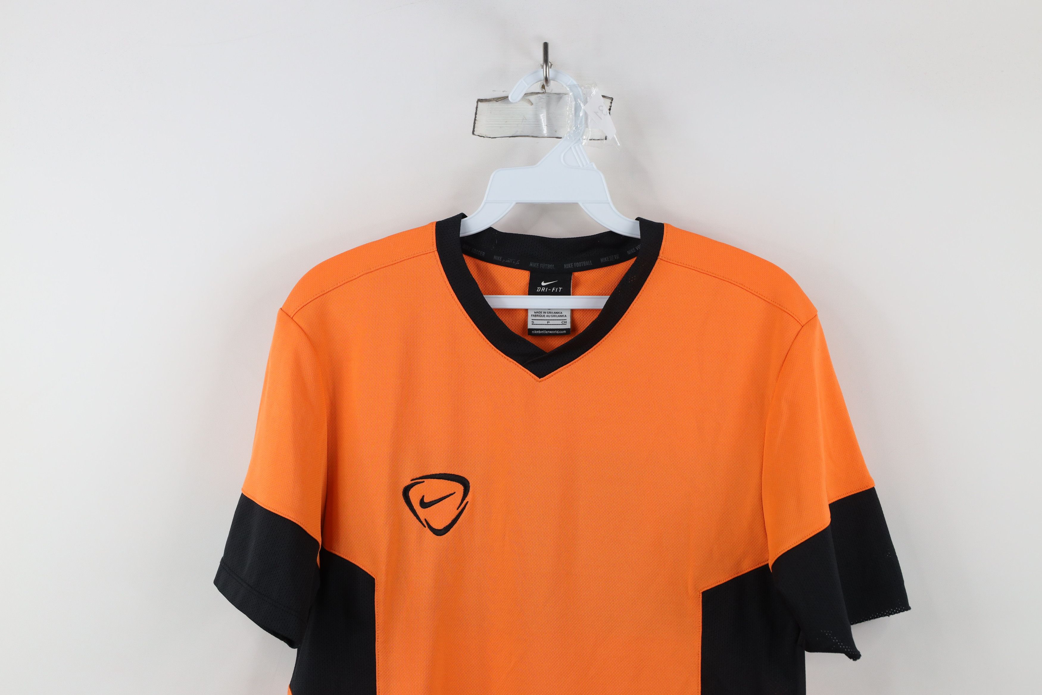 Nike × Vintage Vintage Nike Total 90 Scott Mini Swoosh Soccer Jersey Orange Size US S / EU 44-46 / 1 - 2 Thumbnail