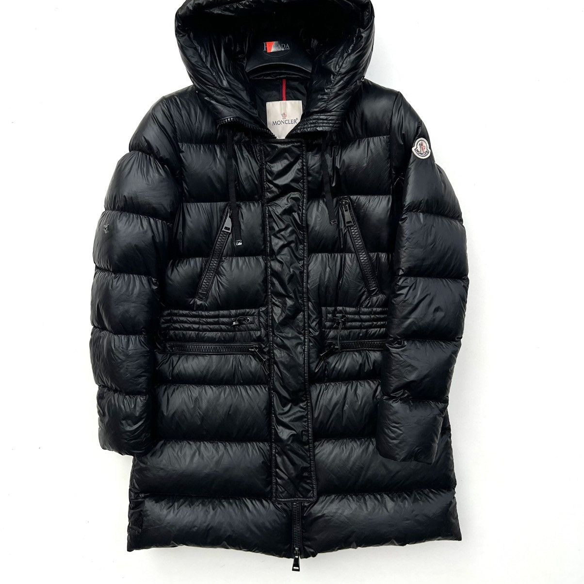 Moncler Moncler Black Aphrotiti Giubbotto Long Down Jacket Coat Size S / US 4 / IT 40 - 1 Thumbnail