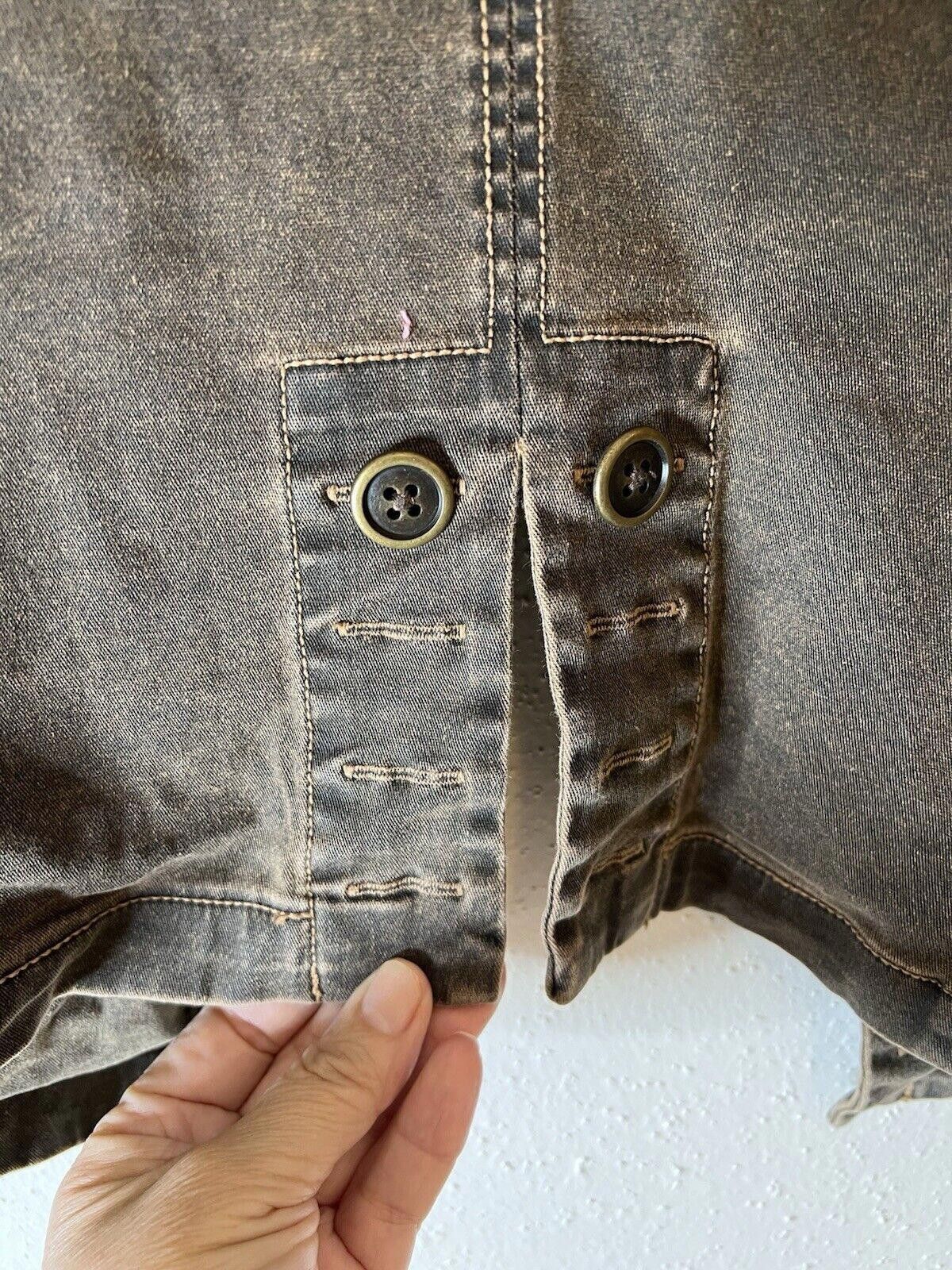 Designer MORRISSEY WOMANS Brown DENIMJACKET 12 Size XL / US 12-14 / IT 48-50 - 5 Thumbnail