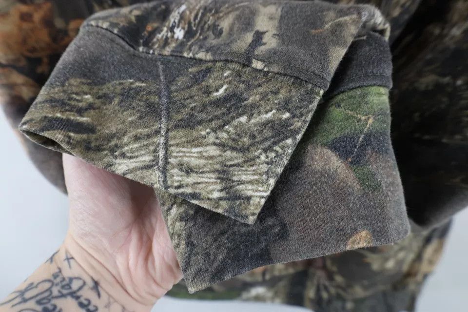 Vintage Vintage Streetwear Mossy Oak Camouflage Hoodie Sweatshirt Size US L / EU 52-54 / 3 - 5 Thumbnail