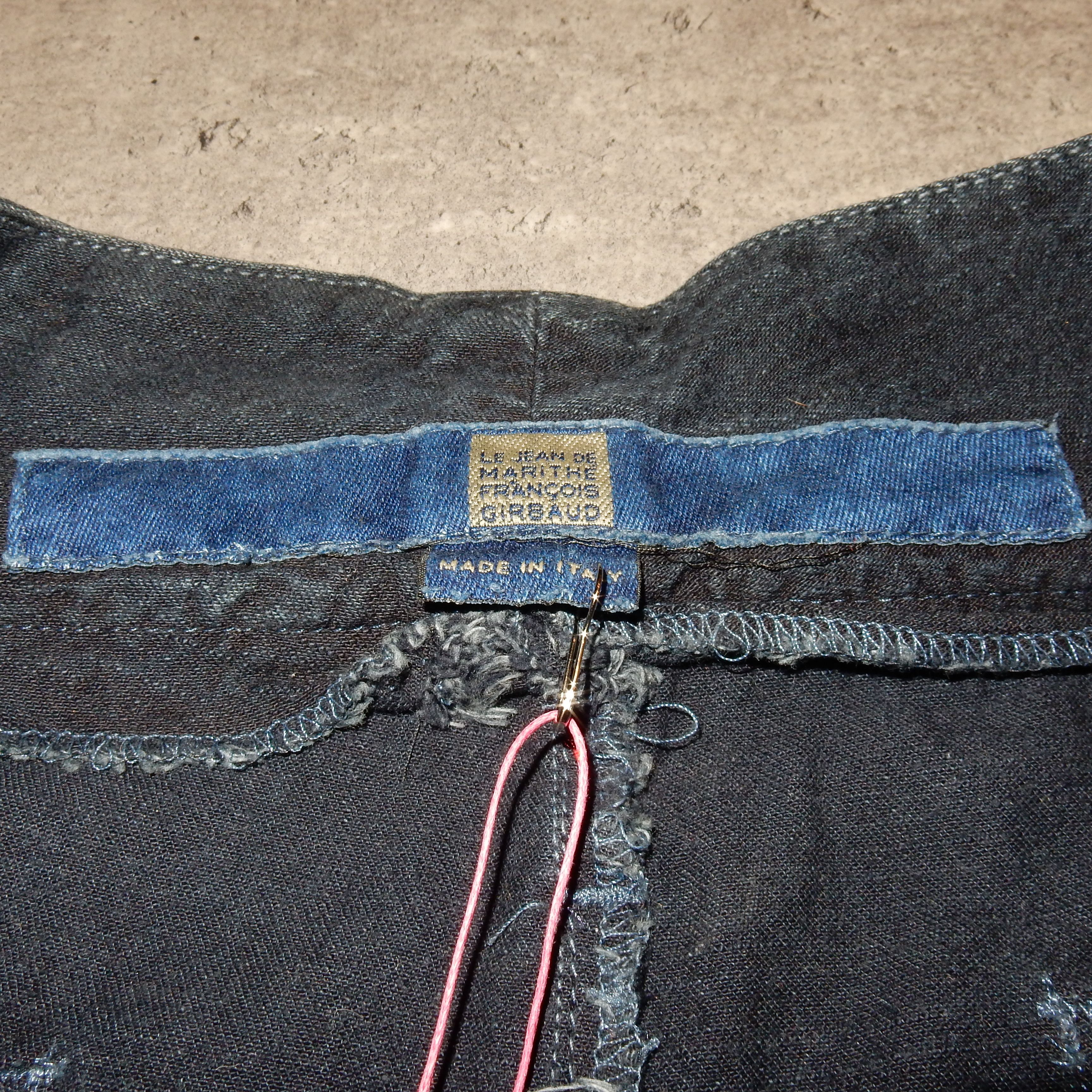 Marithe + Francois Girbaud × Vintage Marithe Francois Girbaud navy jeans maxi skirt - M Size 27" / US 4 / IT 40 - 8 Thumbnail