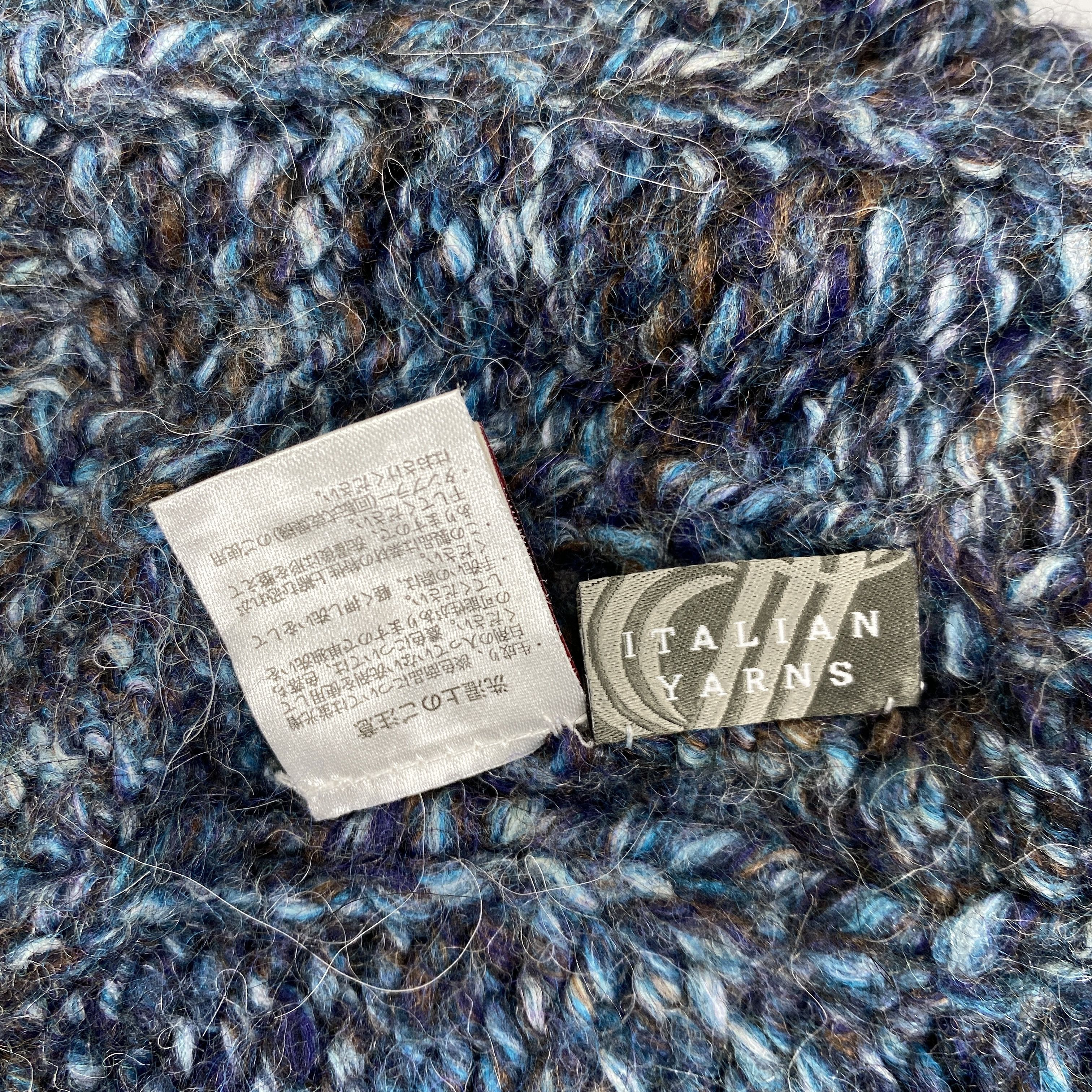 Japanese Brand Wool Beanie Pinori Filati Snow Cap -BN671 Size ONE SIZE - 6 Thumbnail