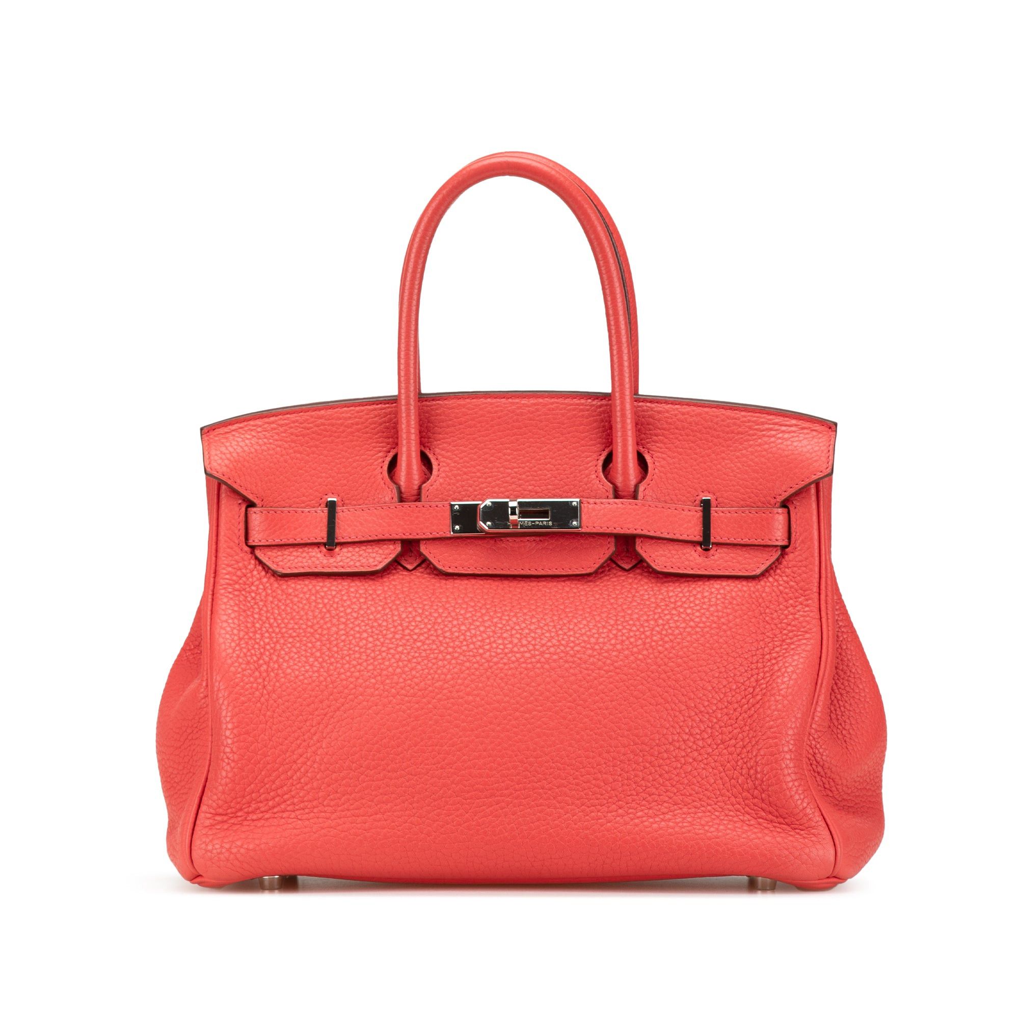 Hermes Hermès Clemence Birkin Retourne 30 Pink Size ONE SIZE - 1 Thumbnail