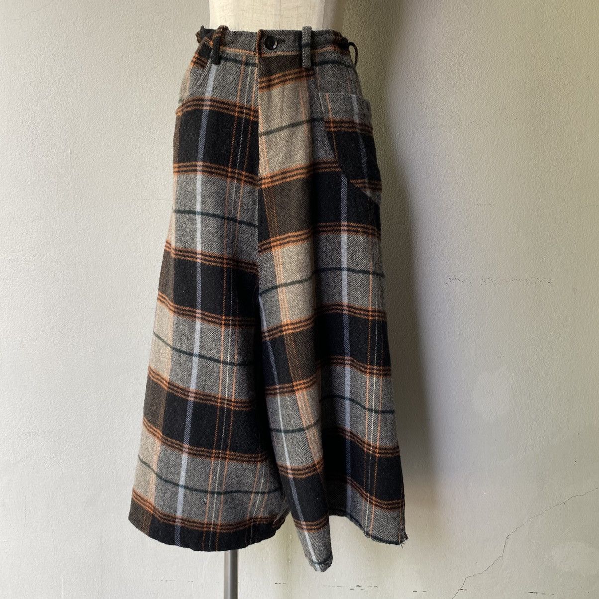 Y's Y’s Plaid Wool Skort with Lining Size 29" - 15 Thumbnail