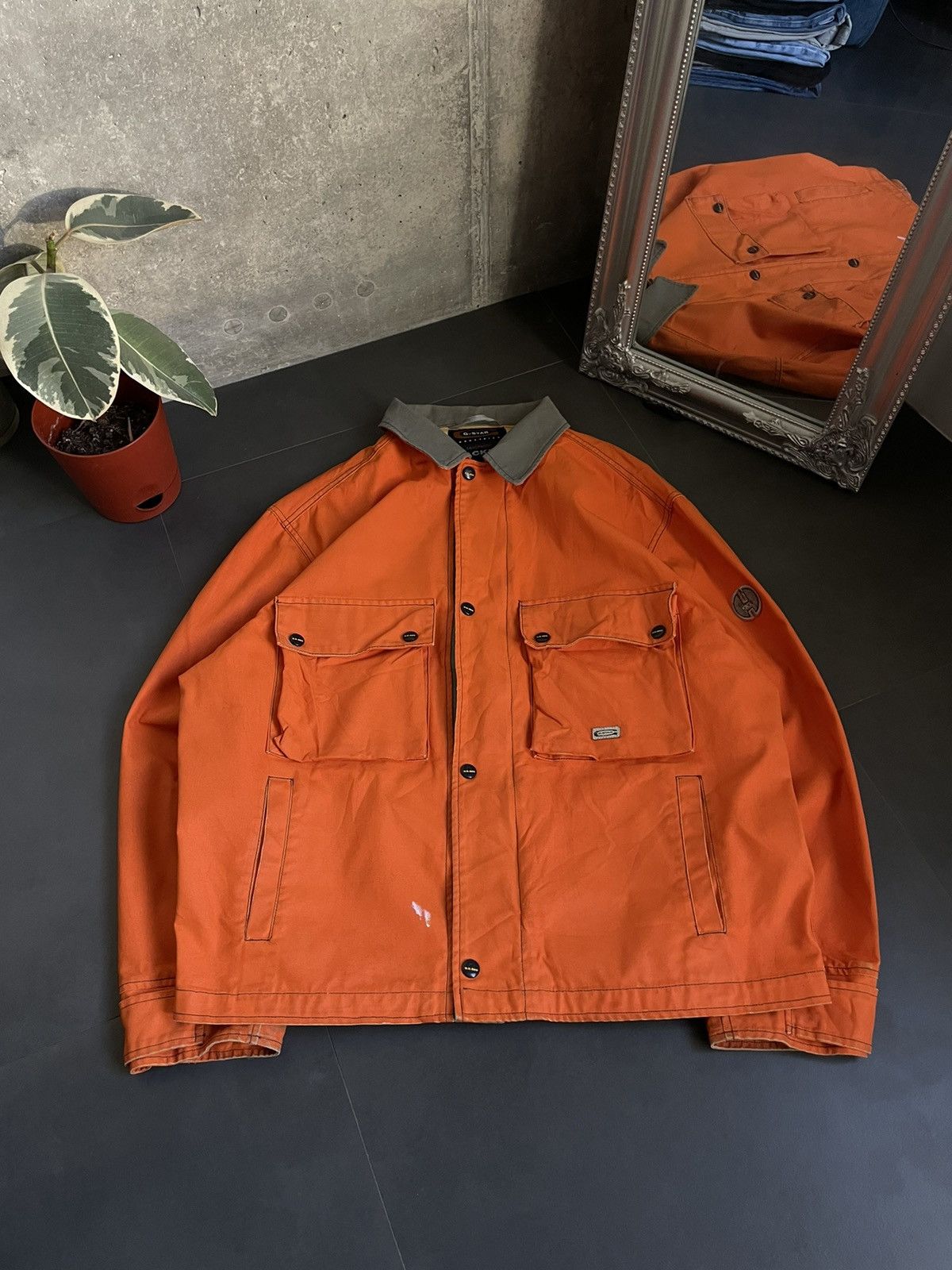 送料込★G-Star★Shrunken ジャケット G-Star RAW｜【公式ショップ】UTILITY FLAP POCKET JKT/デニム