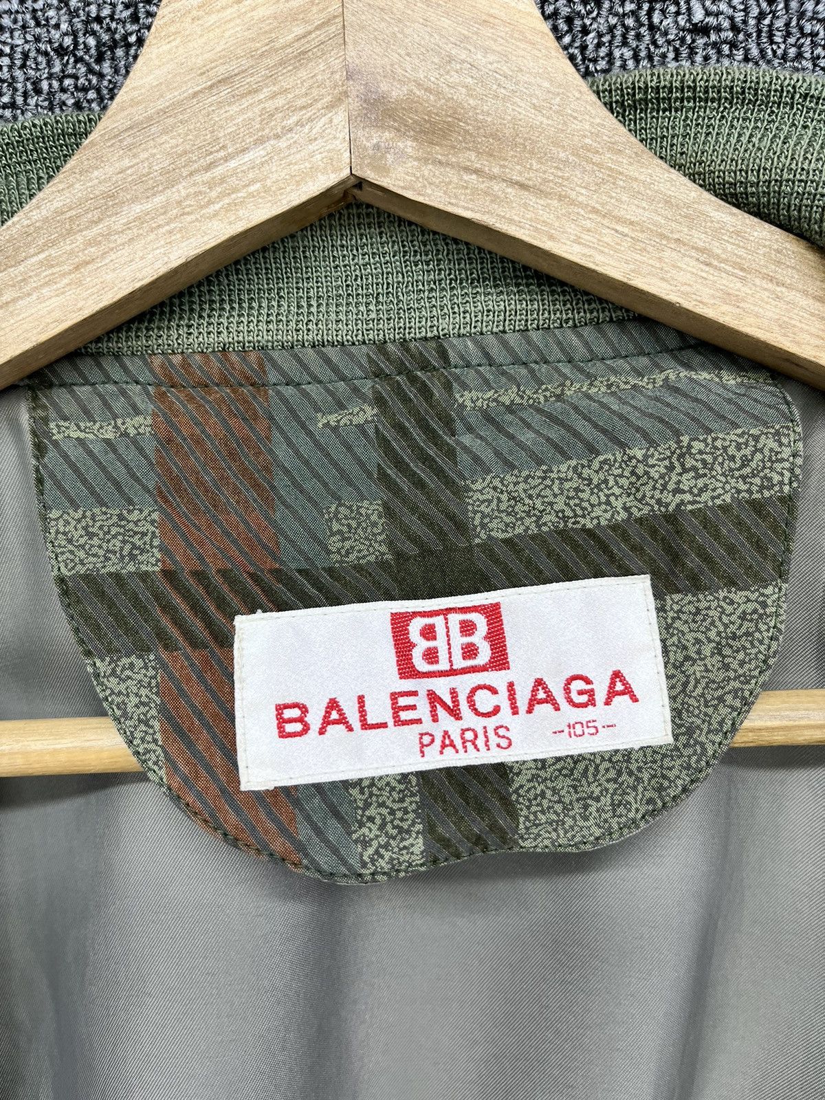 Balenciaga Vintage 90s Balenciaga Paris Checkered Shadow Plaids Jacket Size US L / EU 52-54 / 3 - 8 Thumbnail