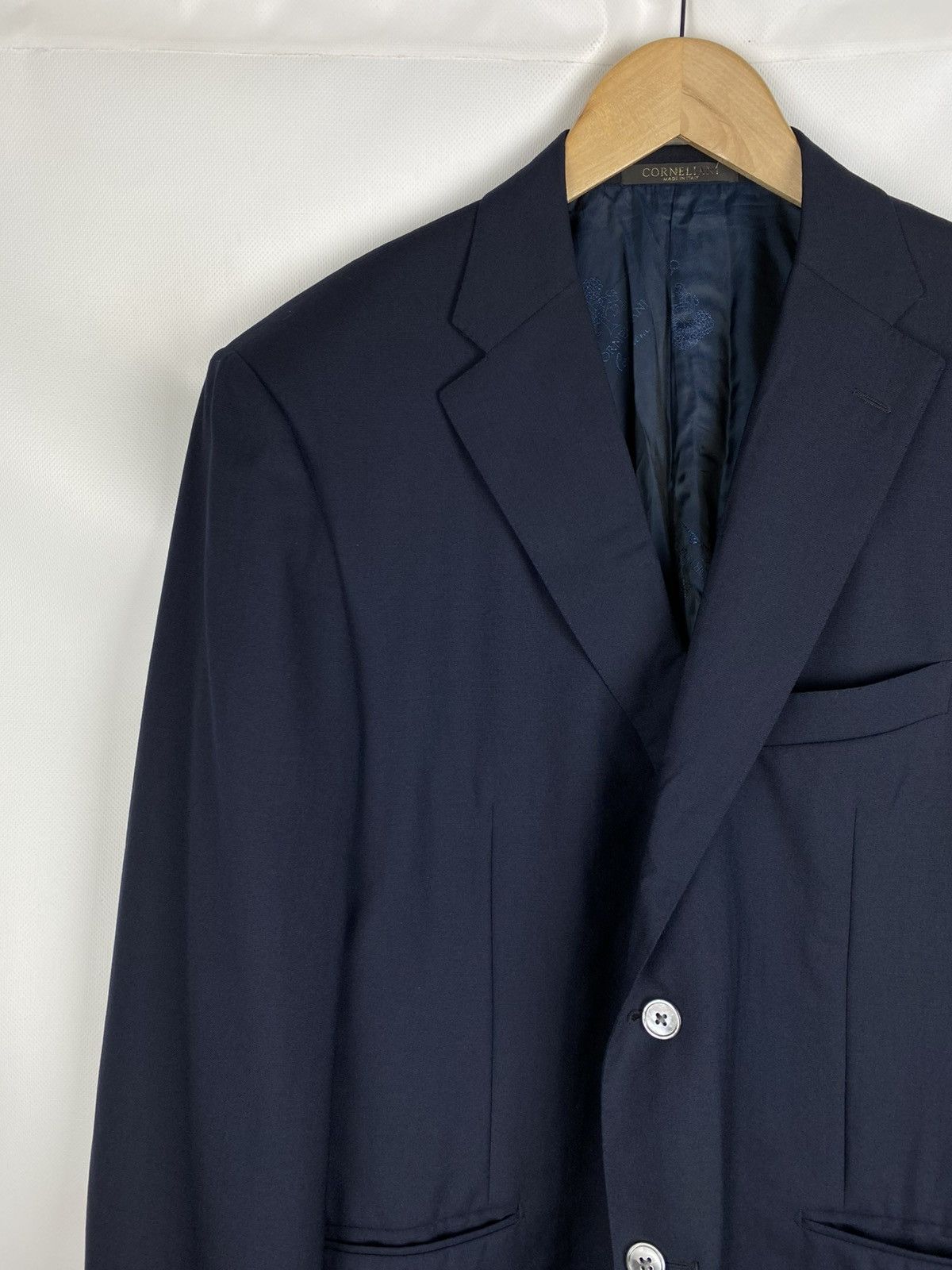 Corneliani Corneliani 100’s ExtraFine Wool blazer jacket sportcoat Size 44R - 4 Thumbnail