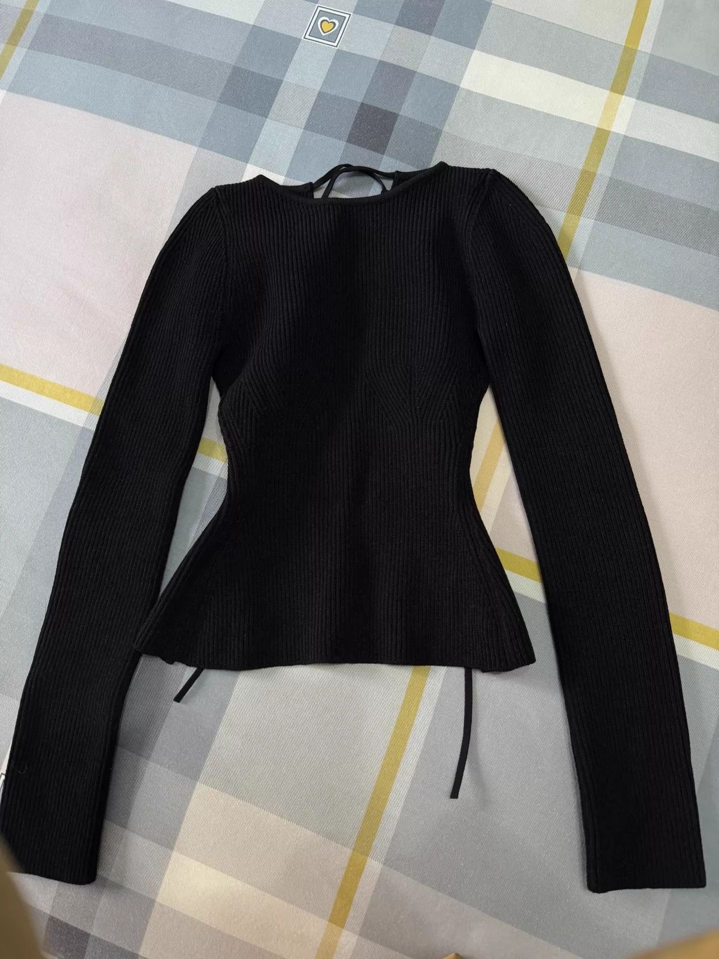 KHAITE khaite knit top back tie slim stretch authentic Size XS / US 0-2 / IT 36-38 - 1 Thumbnail