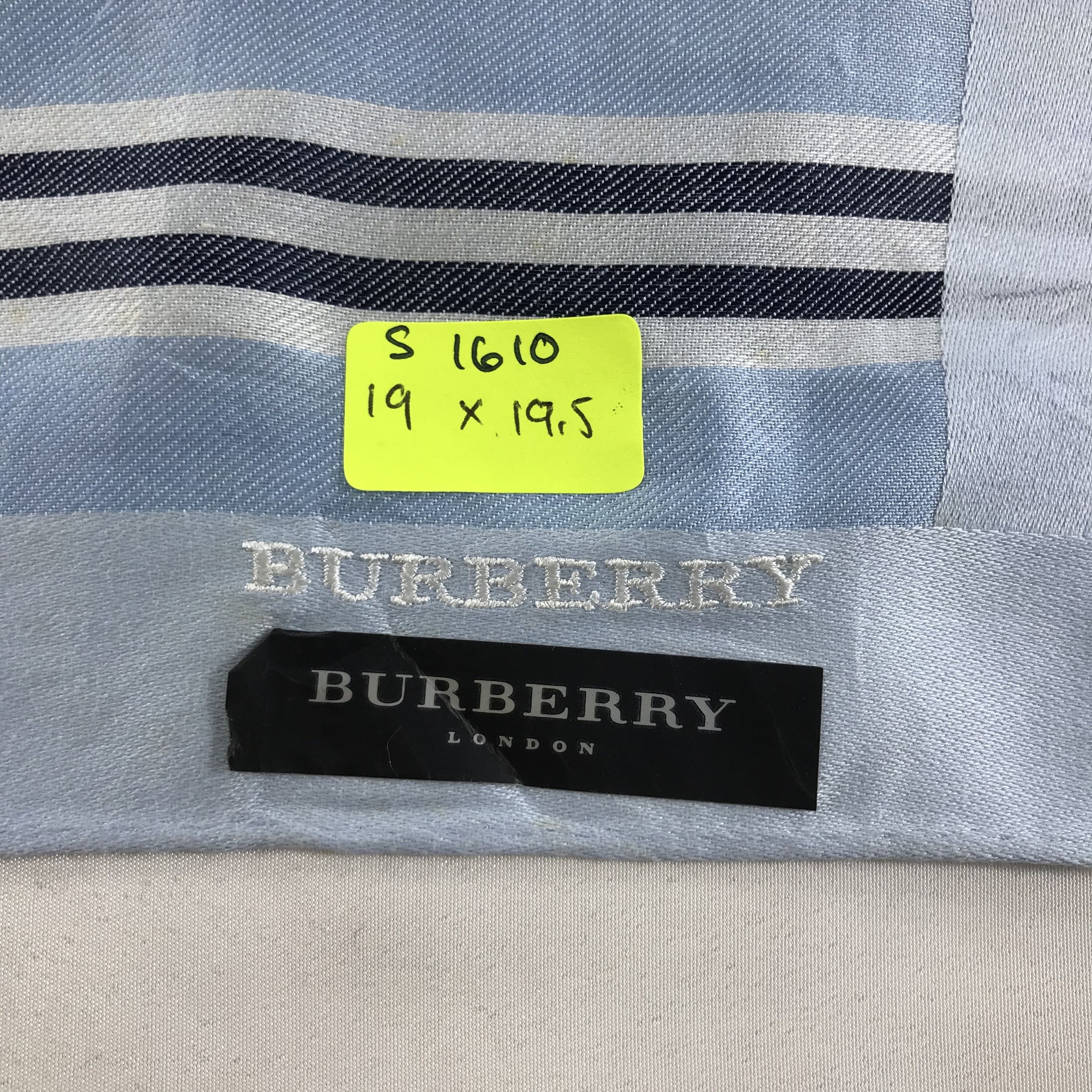 Burberry × Vintage Burberry Bandana / Handkerchief / Neckerchief - S1610 Size ONE SIZE - 5 Thumbnail