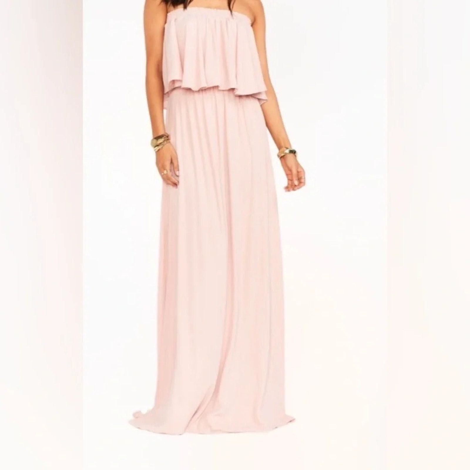 Show Me Your MuMu Show Me Your MuMu Hacienda maxi dress in dusty rose, size XS Size XS / US 0-2 / IT 36-38 - 1 Thumbnail