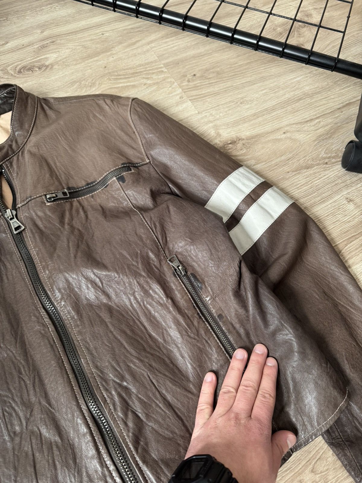 Vintage Vintage Y2K Japanese Style Moto Racing Leather Jacket Size US M / EU 48-50 / 2 - 4 Thumbnail