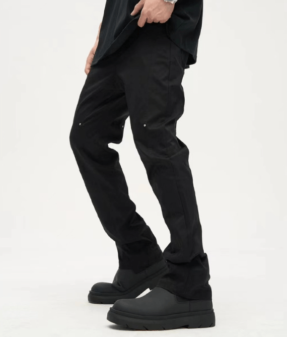Japanese Brand × Jean Trendy high street slim straight versatile flared trousers Size US 32 / EU 48 - 3 Thumbnail
