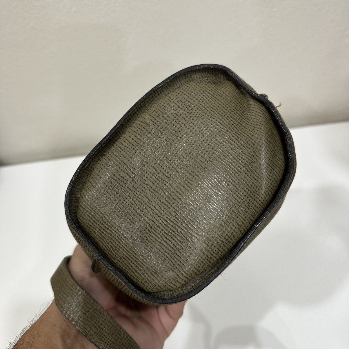 Fendi ‼️LD‼️FENDI ROMA OLIVE GREEN SUEDE FLAP MINI CROSSBODY BAG Size ONE SIZE - 7 Thumbnail
