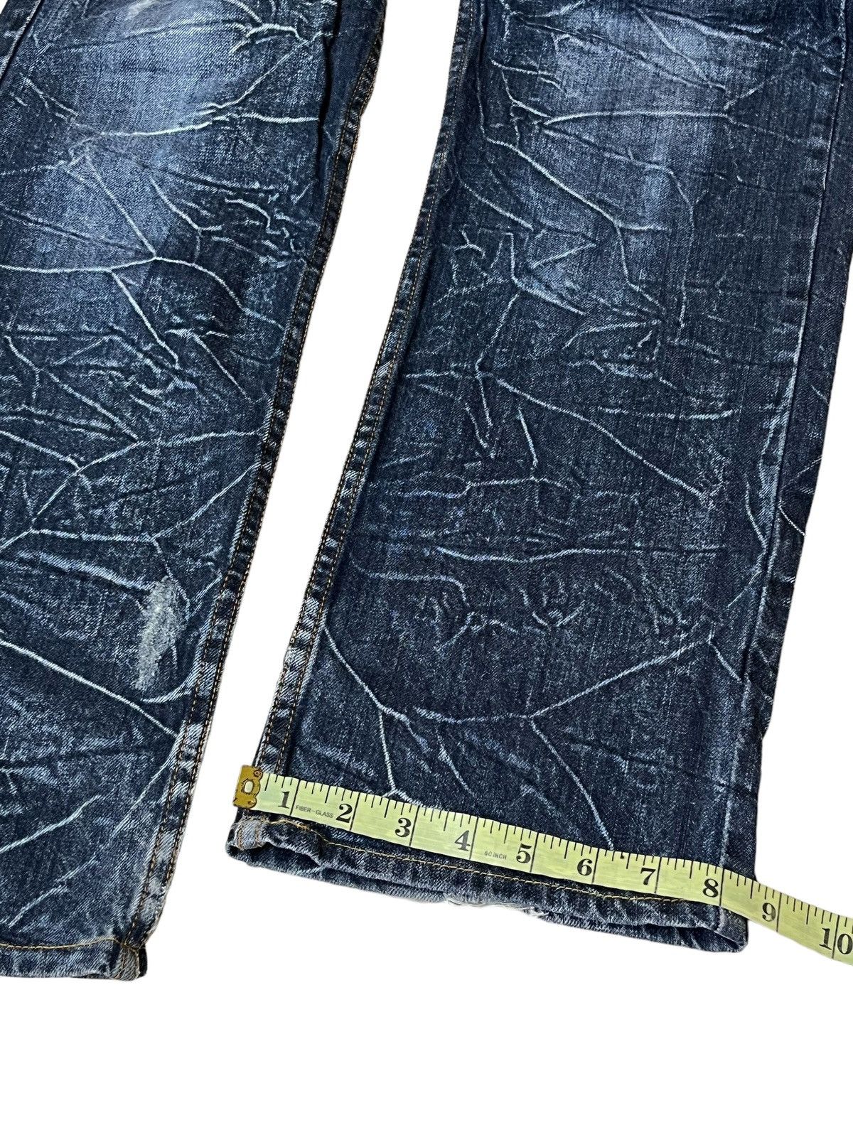 Japanese Brand SICK🔥JAPANESE BRAND "NYLAUS JEANS" DOUBLE WAIST JEANS Size US 34 / EU 50 - 16 Thumbnail