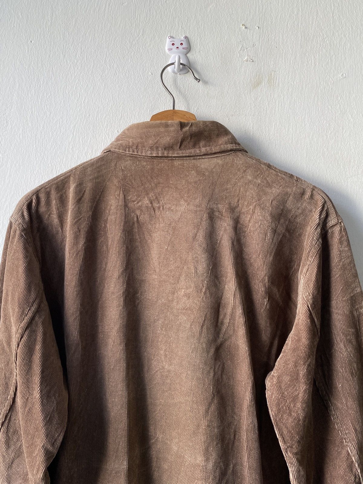 Issey Miyake 1990s - Tete Homme By Issey Miyake Corduroy Zipper Shirt Size US L / EU 52-54 / 3 - 10 Thumbnail