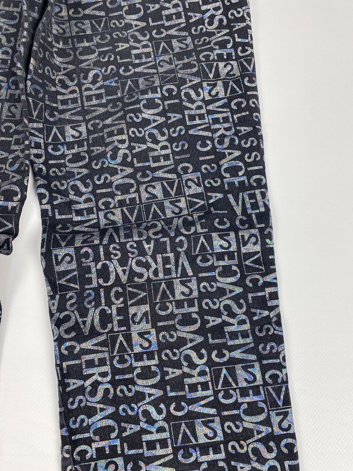 Versace Versace Monogram Printed Avant Garde Japanese Jeans Size 22" - 14 Thumbnail