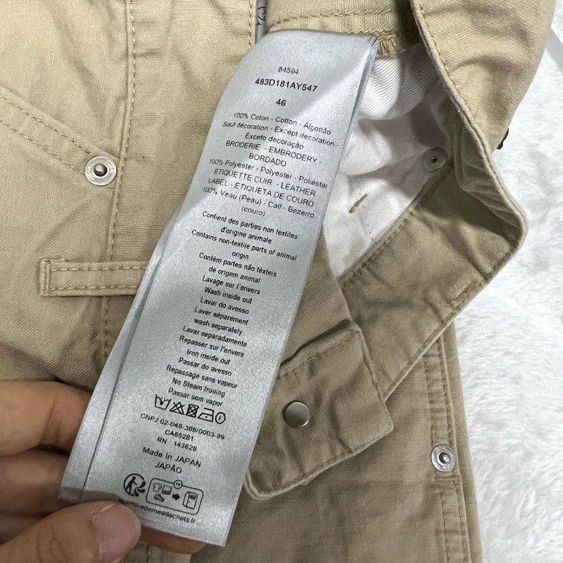 Dior Dior Khaki workwear pants 2502-Nextarrow Size US 30 / EU 46 - 4 Thumbnail