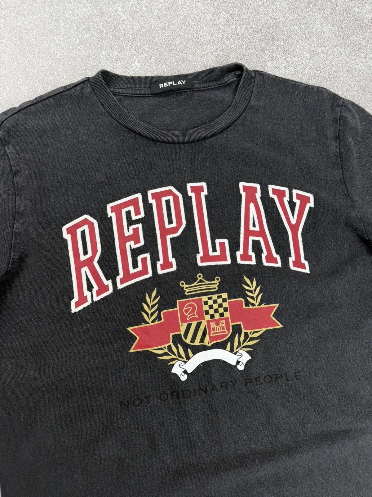 Replay Replay Men’s Logo Shirt Dark Grey Size M Size US M / EU 48-50 / 2 - 3 Thumbnail