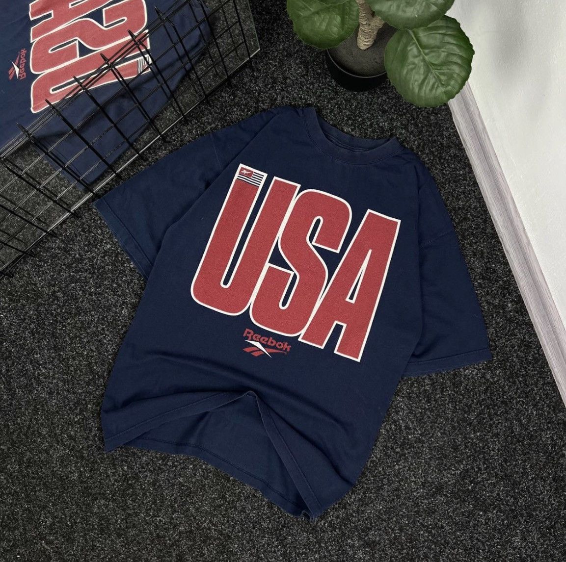 Reebok 90s reebok vintage USA big print American Baggy fit Size US XL / EU 56 / 4 - 1 Thumbnail