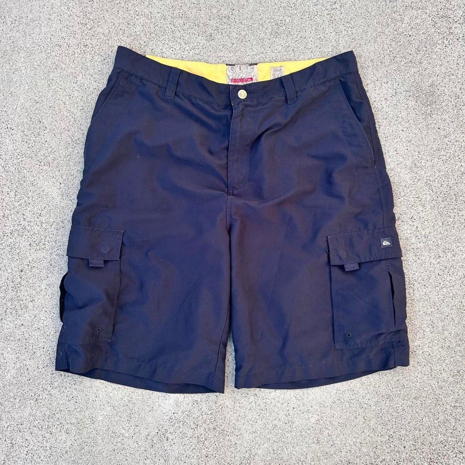 Quiksilver Vintage 90s Quiksilver Cargo Shorts Baggy Cargo Size US 36 / EU 52 - 1 Thumbnail