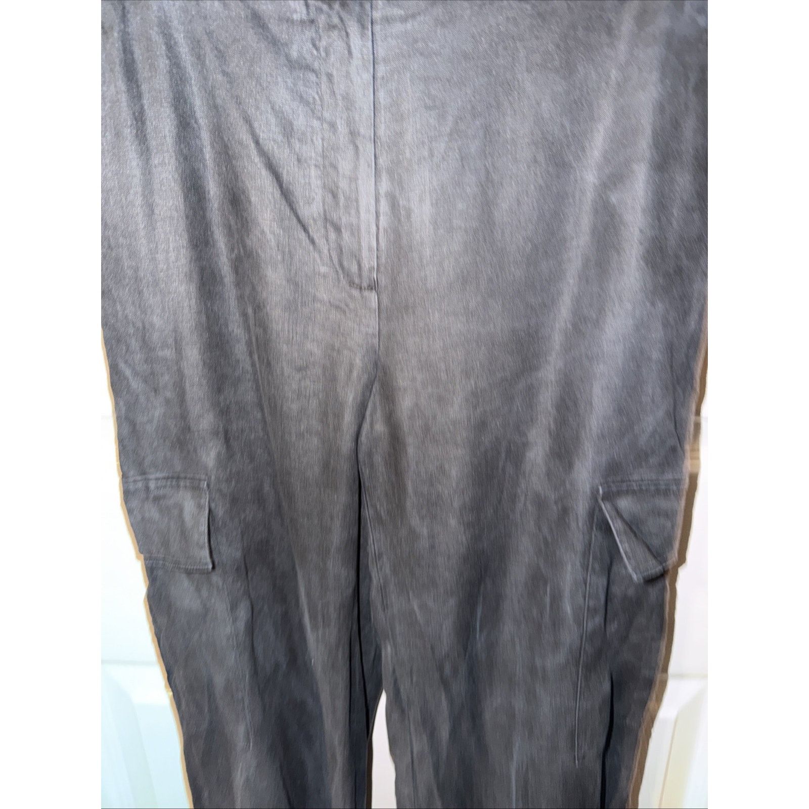 UNIK International Inc. INC International Concepts Womens Black Cargo Pants, Size 4 Size 27" / US 4 / IT 40 - 3 Thumbnail
