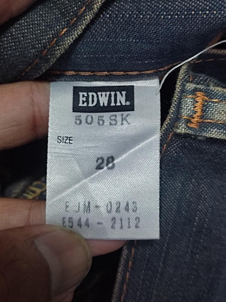 Edwin × Japanese Brand × Vintage VINTAGE EDWIN 505 SELVEDGE DENIM RARE Size US 33 - 8 Thumbnail
