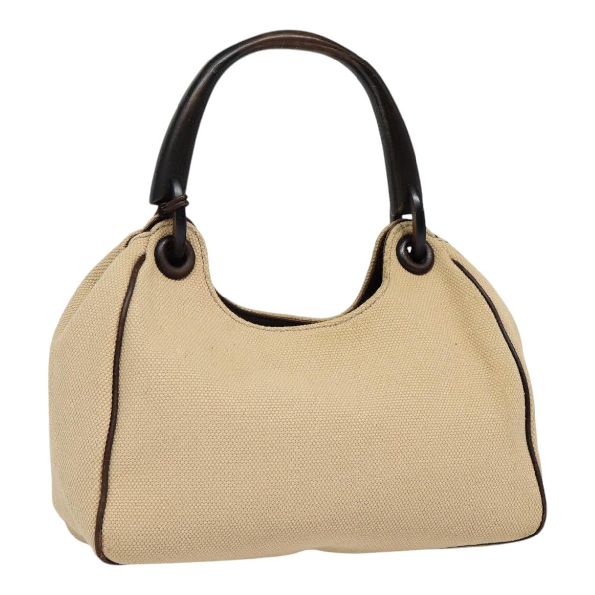 Gucci -- Beige Canvas Handbag (Pre-Owned) Size ONE SIZE - 1 Thumbnail