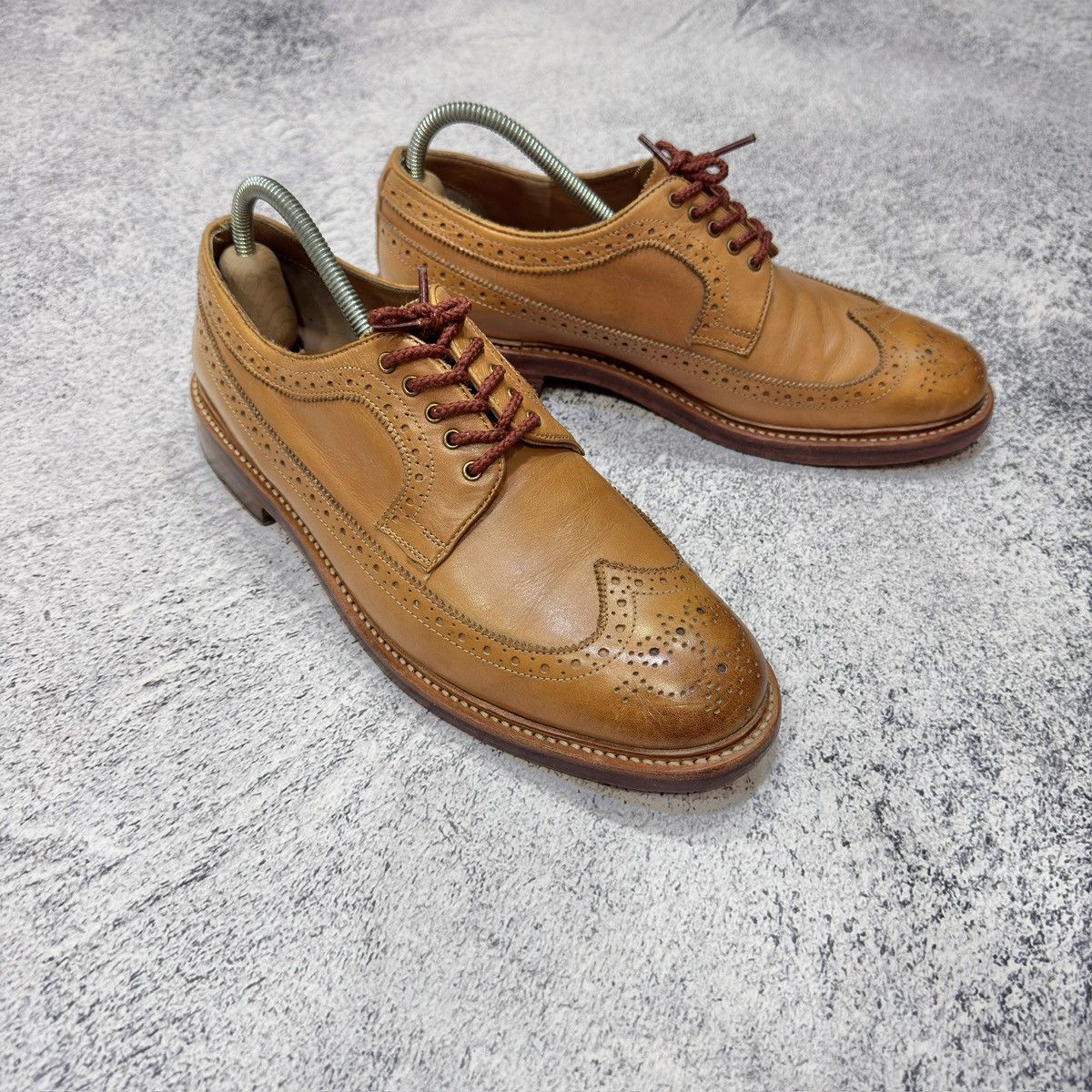 Other John White Tan Brown Welted Brogues US11.5 UK11 EU46 29.5cm Size US 11.5 / EU 44-45 - 3 Thumbnail