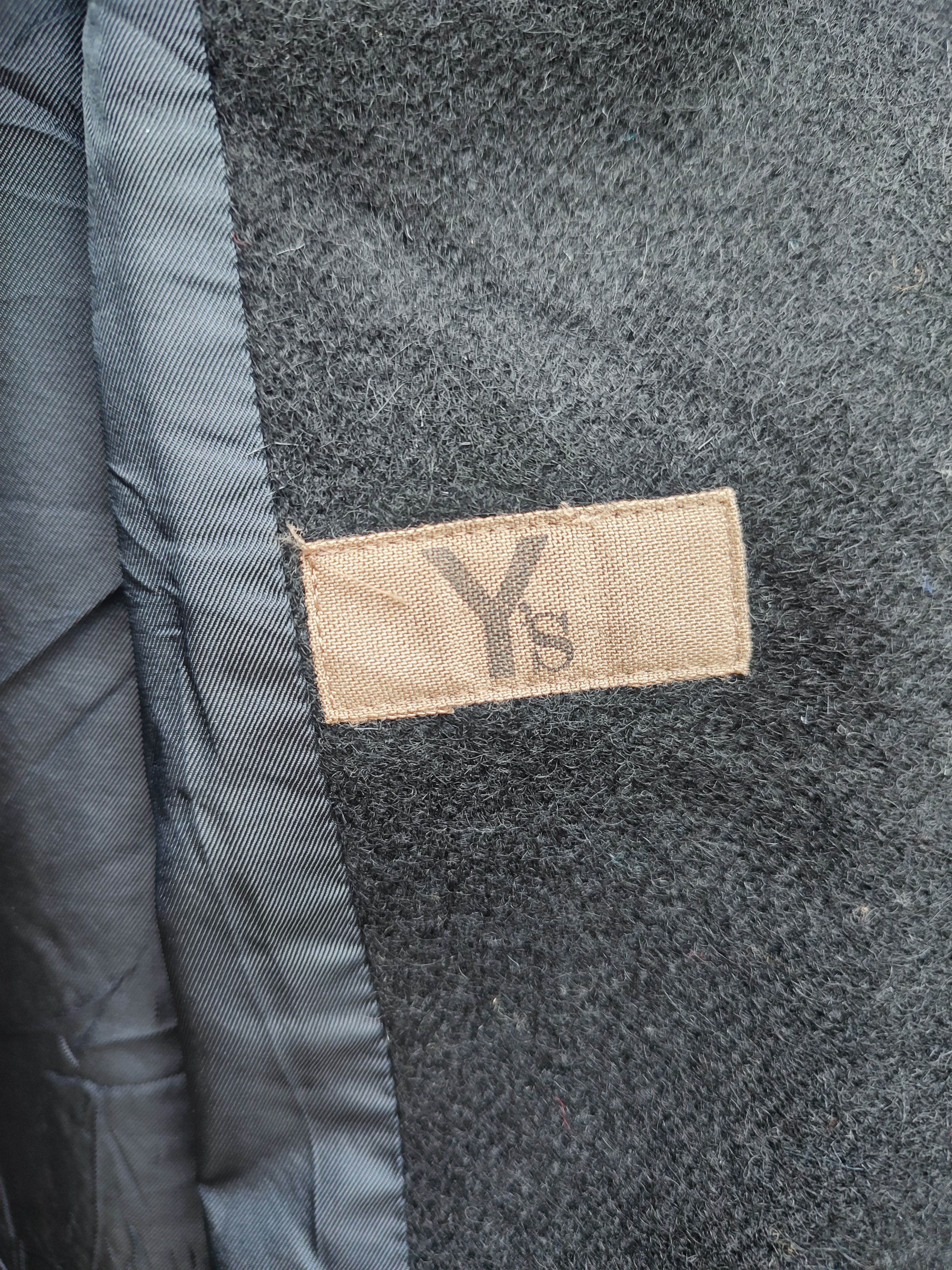 Yohji Yamamoto Y’s by Yohji Yamamoto Charcoal Wool Oversized Overcoat Size US XL / EU 56 / 4 - 21 Thumbnail