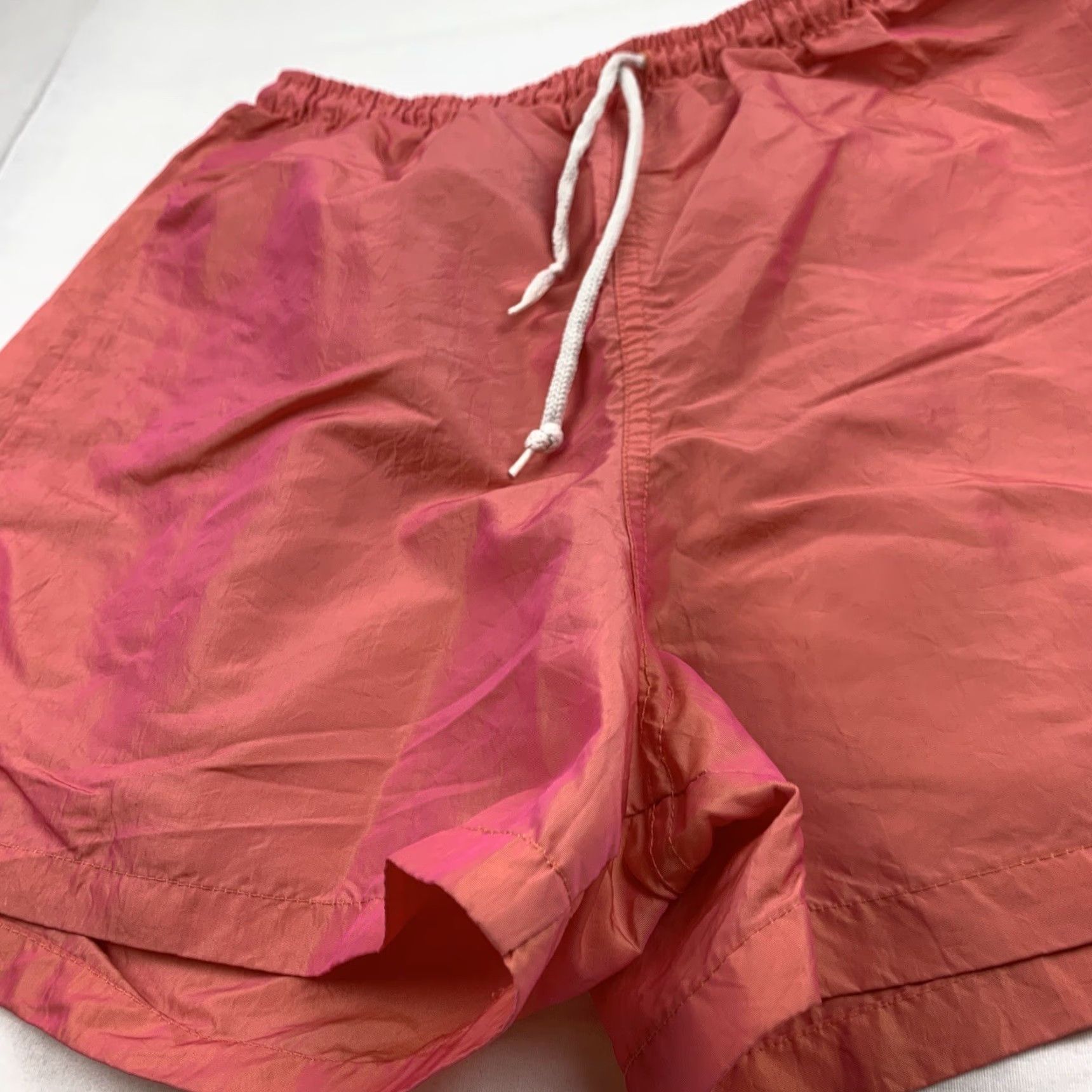 Vintage VINTAGE Xhilaration Shorts Womens Large Orange Pink Reflective Rave 90s Target Size 36" / US 14 / IT 50 - 2 Thumbnail