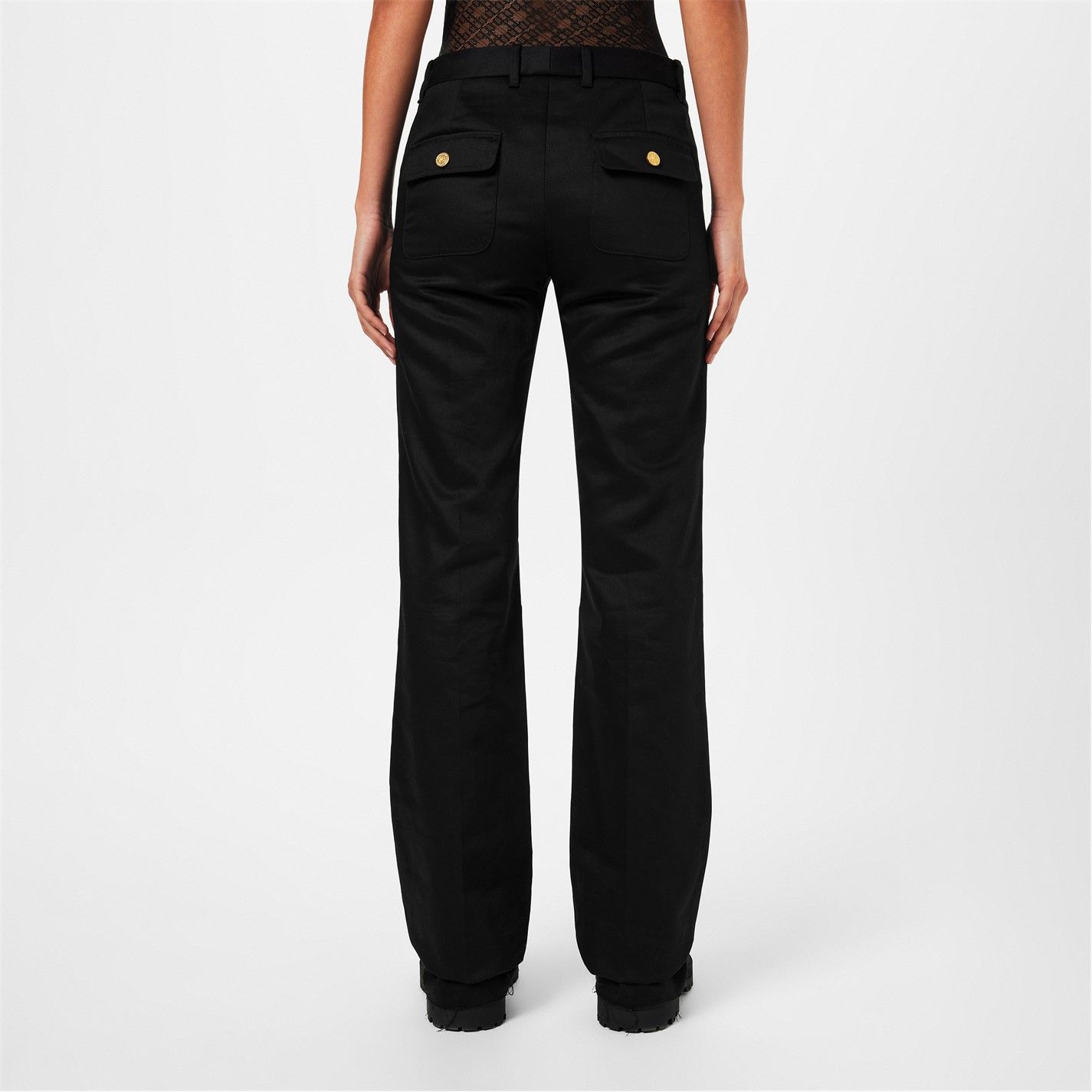 Palm Angels o1g2r1mq0325 Cargo Trouser in Black Size 31" - 4 Thumbnail