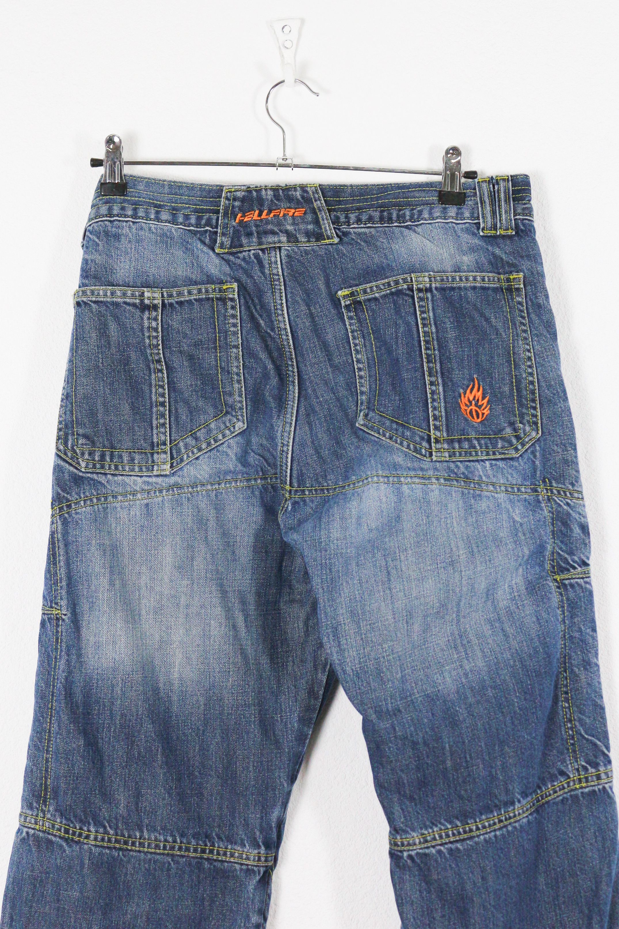 Japanese Brand Vintage POLO Motorrad Racing Moto Jeans Denim Pants Y2K Size US 32 / EU 48 - 7 Thumbnail