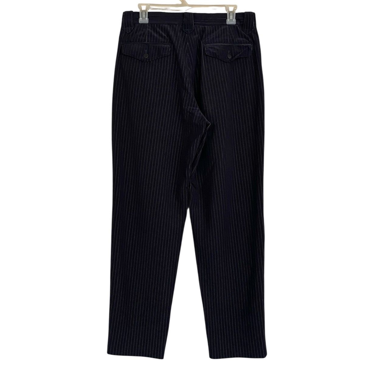 Issey Miyake 90s ISSEY MIYAKE MEN SALUR STRIPE CASUAL PANTS Size US 32 / EU 48 - 2 Thumbnail