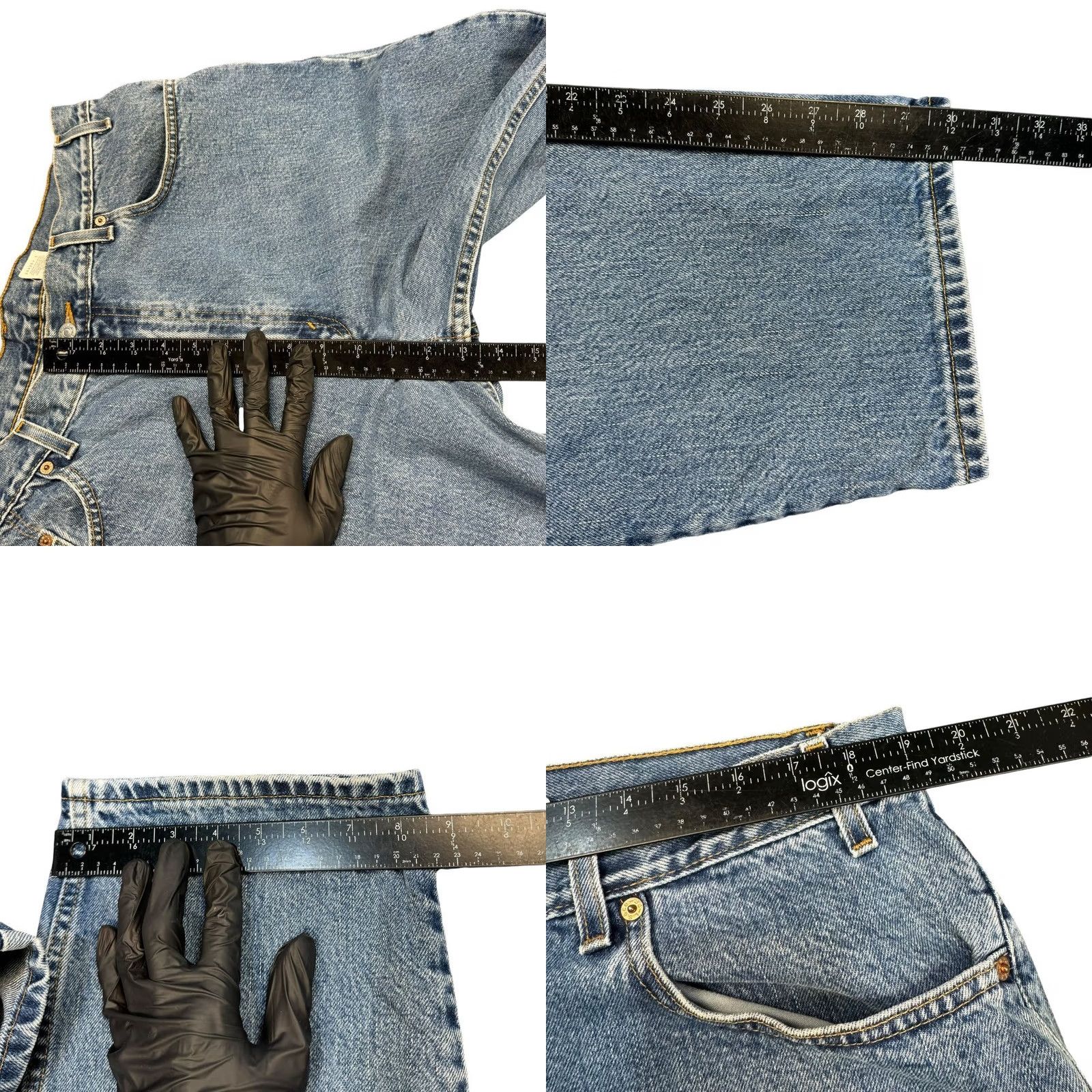 Levi's VINTAGE Levi's Jeans 550 Men's 38x30 Relaxed Medium Wash Highrise Denim Straight Wool? No, ignore. Size US 38 / EU 54 - 8 Thumbnail