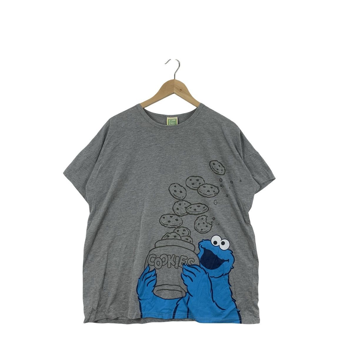 Vintage Vintage SESAME STREET Cookie Monster Merchandise Tee Shirt Size US XL / EU 56 / 4 - 1 Thumbnail