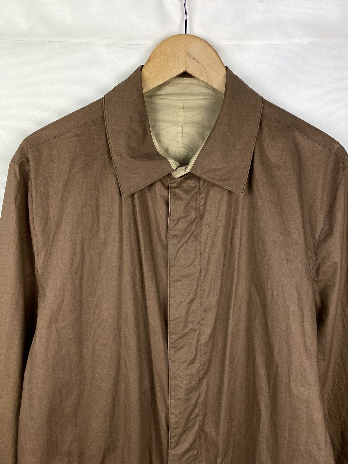 Ermenegildo Zegna Ermenegildo Zegna reversible trench coat leather details Size US L / EU 52-54 / 3 - 4 Thumbnail