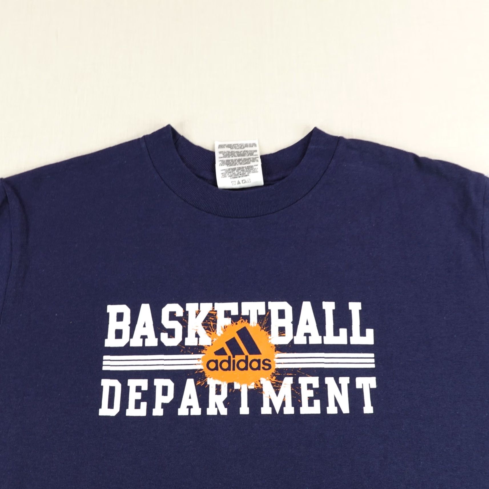 Adidas VINTAGE Adidas Shirt Mens XL Blue Basketball Department Athletic Gym Y2K Tee Size US XL / EU 56 / 4 - 2 Thumbnail