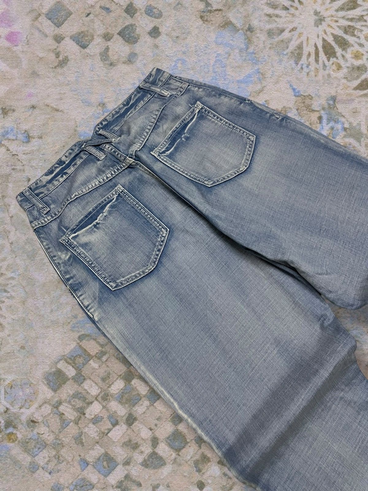 Ne-Net Vintage Authentic Designer Issey Miyake Ne-Net Blue Denim Size US 27 - 14 Thumbnail