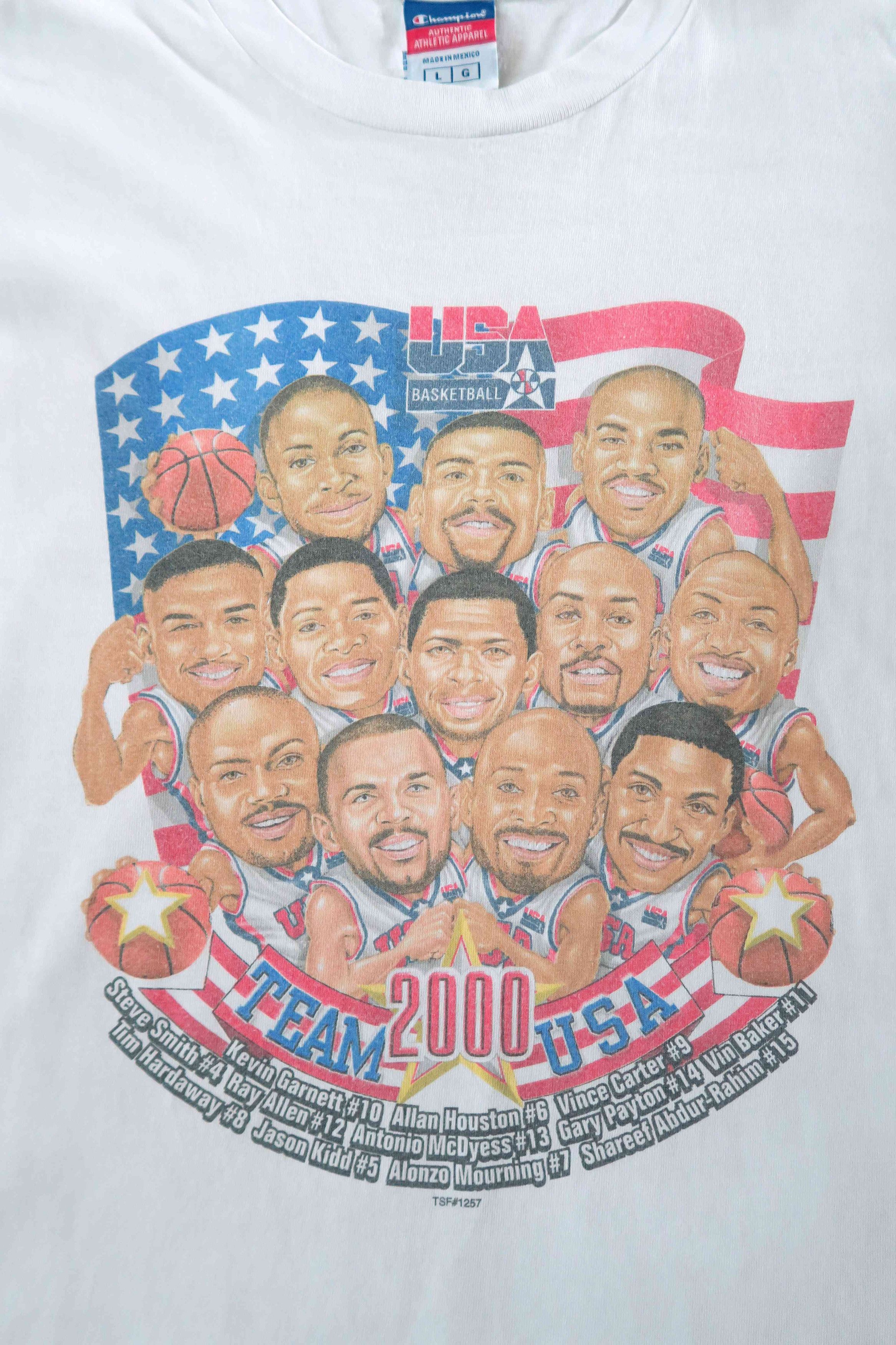 Champion Vintage Champion USA Dream Team 2000 Olympics T-Shirt Size US L / EU 52-54 / 3 - 7 Thumbnail