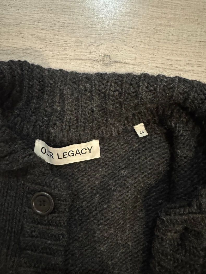 Our Legacy Our Legacy size44 Black wool cardigan Size US S / EU 44-46 / 1 - 3 Thumbnail