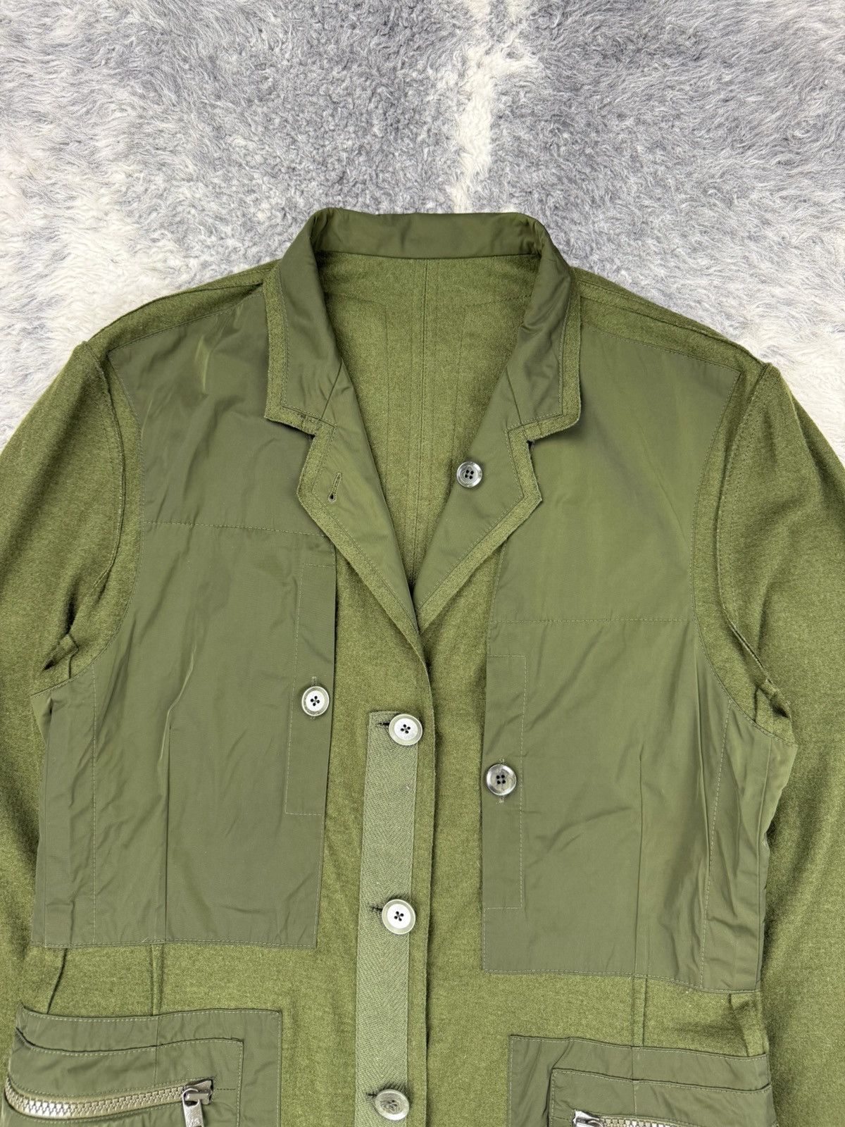 Yohji Yamamoto FW2013 YohjiYamamoto x Adidas Y-3 Utility Padded Wool Blazer Size US M / EU 48-50 / 2 - 4 Thumbnail