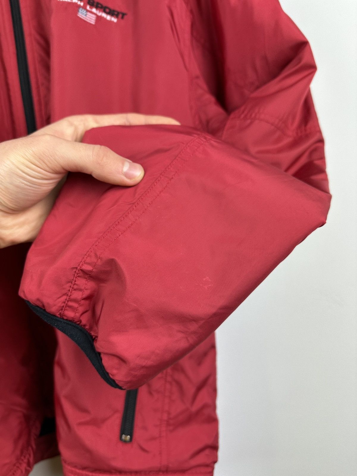 Polo Ralph Lauren × Vintage Vintage 90s Polo Sport Ralph Lauren Reversible Fleece Jacket Size US M / EU 48-50 / 2 - 12 Thumbnail