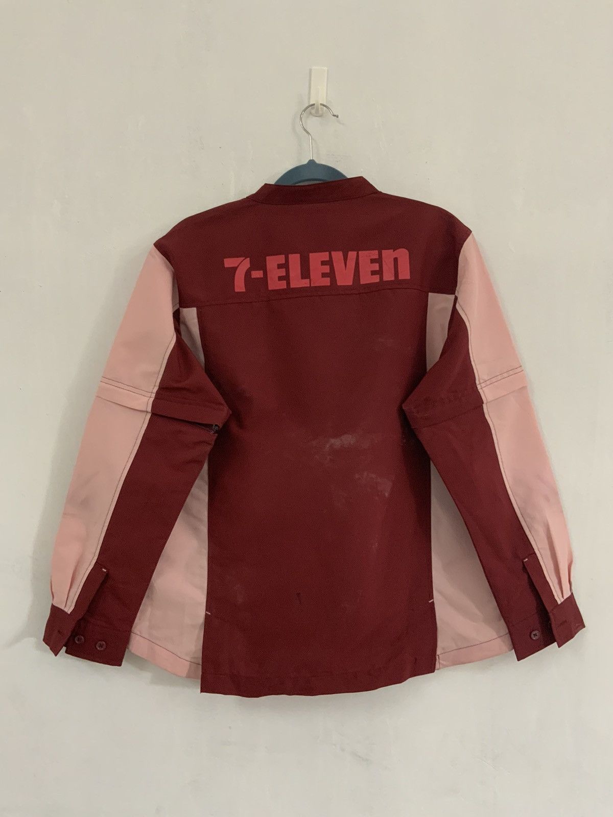 Japanese Brand Vintage 7 Eleven Uniform Zipper Jacket Size US L / EU 52-54 / 3 - 2 Thumbnail