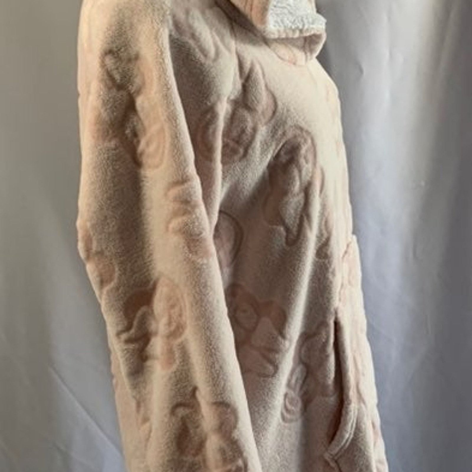 Disney Disney Womens size Large Tunic Hooded Top Fleece Cozy Pink Size L / US 10 / IT 46 - 7 Thumbnail