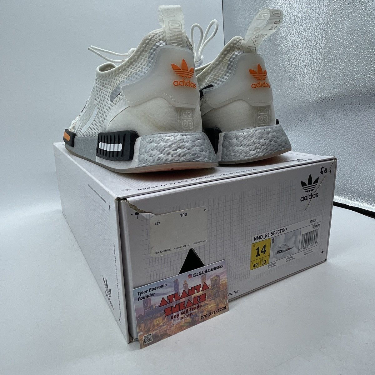 Adidas NASA x NMD_R1 footwear white Size US 14 / EU 47 - 4 Thumbnail