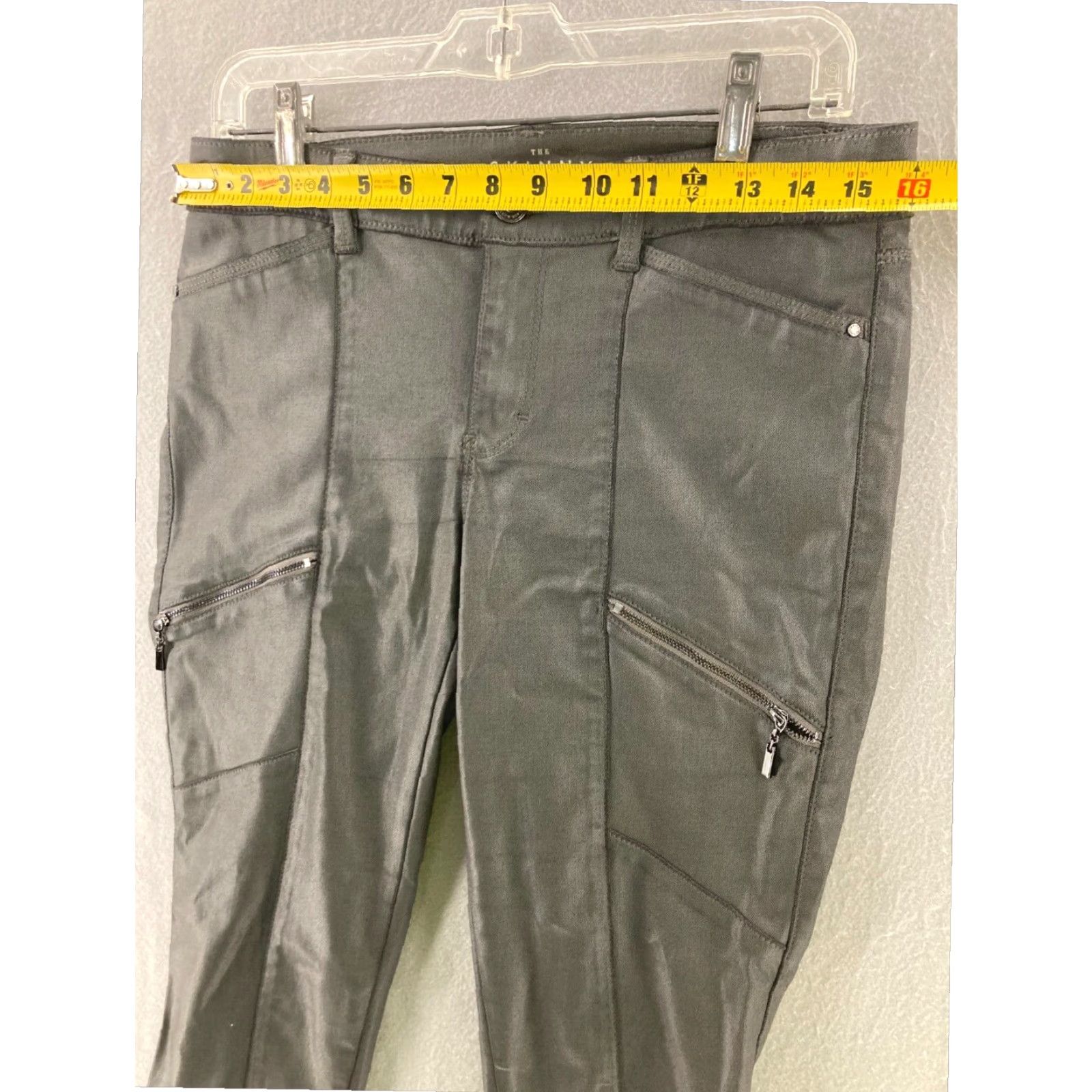 White House Black Market White House Black Market Womens Pants The Skinny Coated Modal Blend 6 XL Size 28" / US 6 / IT 42 - 2 Thumbnail