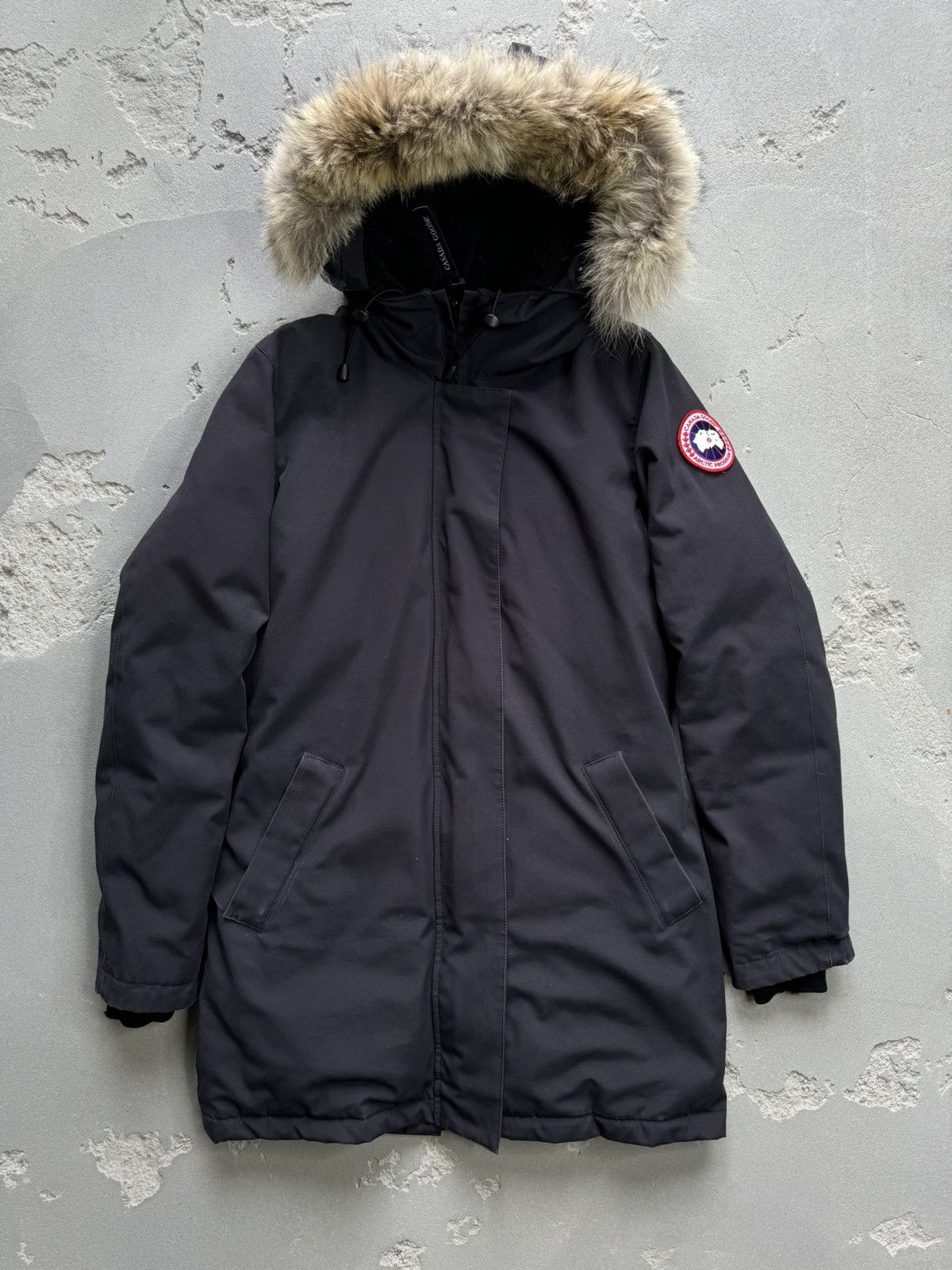 Canada goose victoria parka navy on sale
