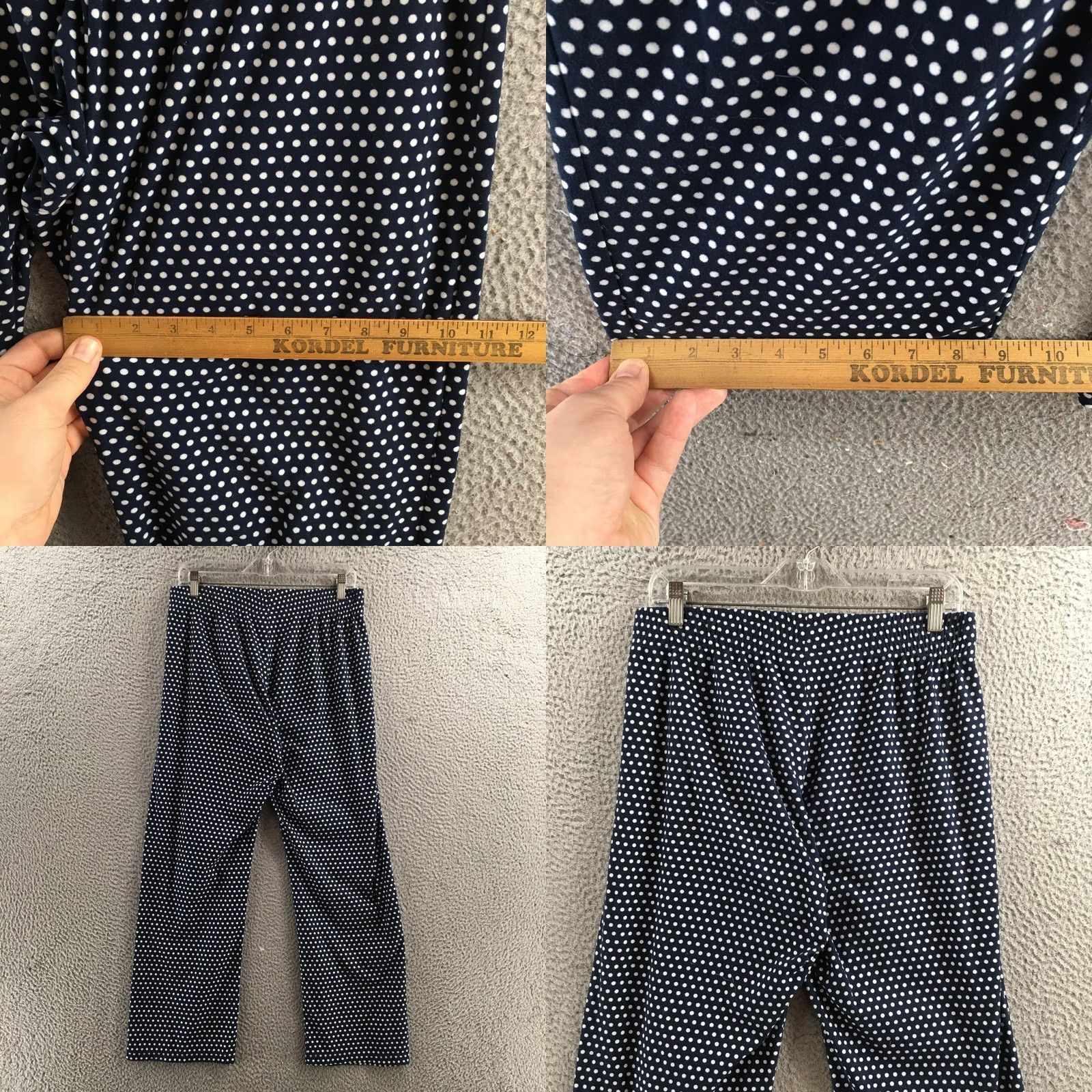 Calvin Klein Calvin Klein Pajama Pants Womens M Blue Polka Dots Pull On Stretch Sleepwear Sleepwear Pants Size 32" / US 10 / IT 46 - 8 Thumbnail